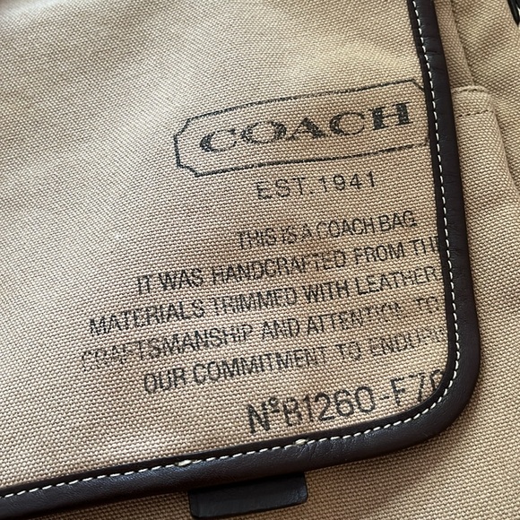 Coach Handbags - 🤎 COACH Graphic Brown and Tan Messenger Bag NWOT New 🤎